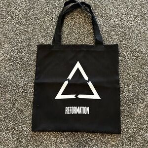 Reformation Black Tote Bag